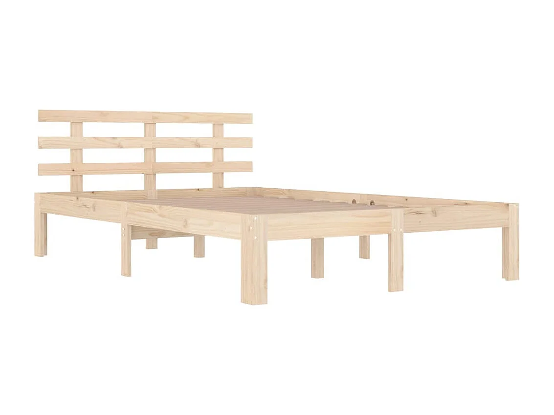 Lit double | Lit adulte | Cadre de lit bois massif 200x200 cm