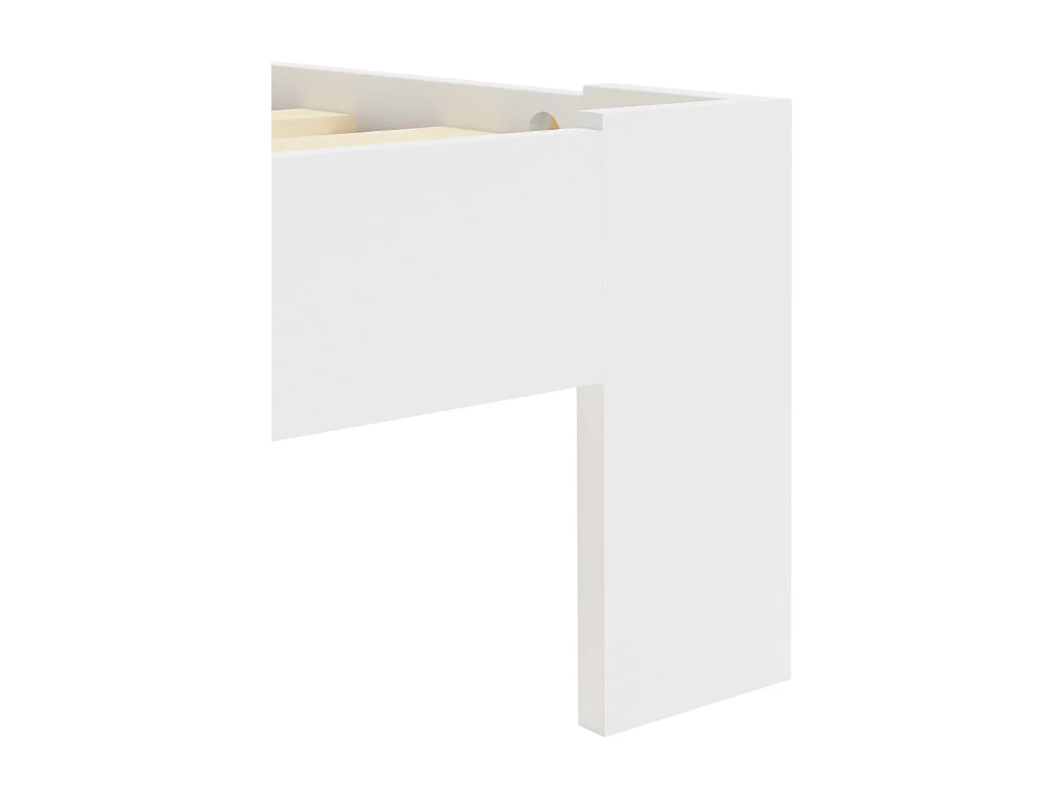 Lit double | Lit adulte | Cadre de lit blanc 180x200 cm bois massif de pin