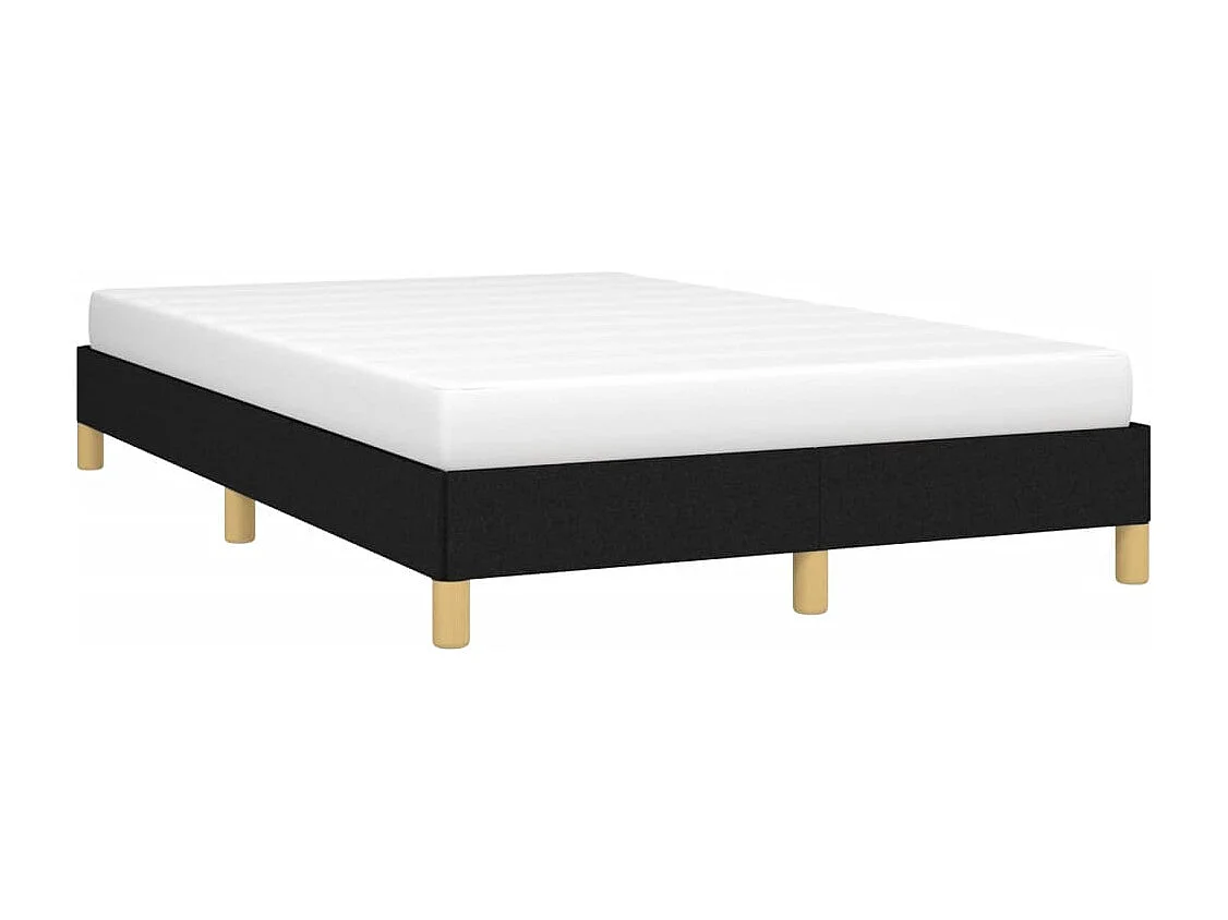 Bedframe | Eenpersoonsbed zonder matras 120x190 cm stof zwart