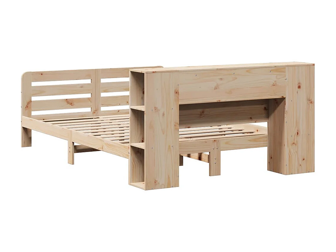 Lit simple | Lit adulte, enfant | Cadre de lit 120x200 cm bois de pin massif