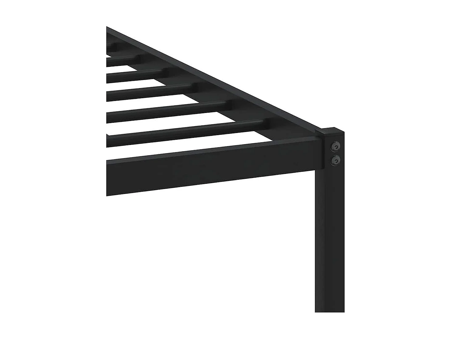 Lit double | Lit adulte | Cadre de lit en métal chêne sonoma 193x203 cm