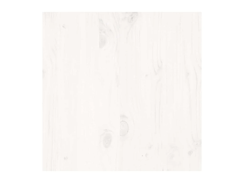 Letto per adulti | Letto singolo | Giroletto senza Materasso Bianco 120x200 cm Legno Massello Pino