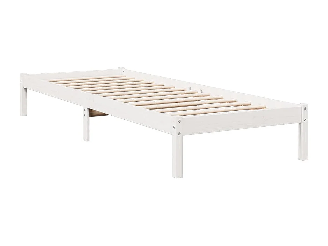 Lit simple | Lit adulte, enfant | Cadre de lit extra long 80x210 cm bois massif pin
