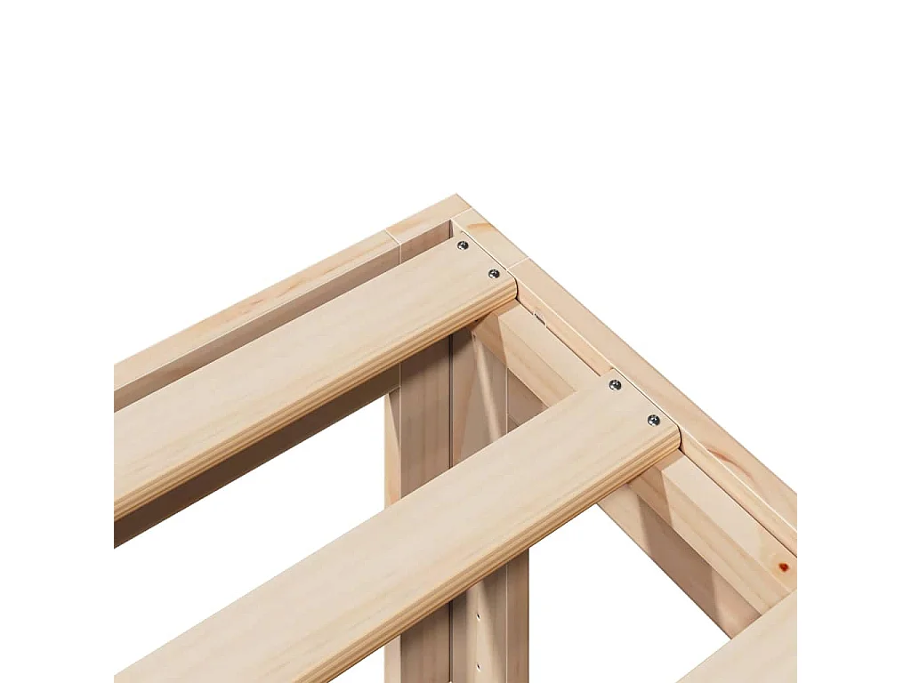 Lit double | Lit adulte | Cadre de lit 180x200 cm bois massif de pin