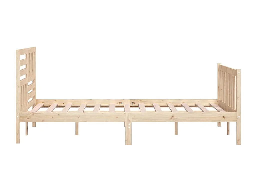 Lit double | Lit adulte | Cadre de lit bois massif 140x200 cm