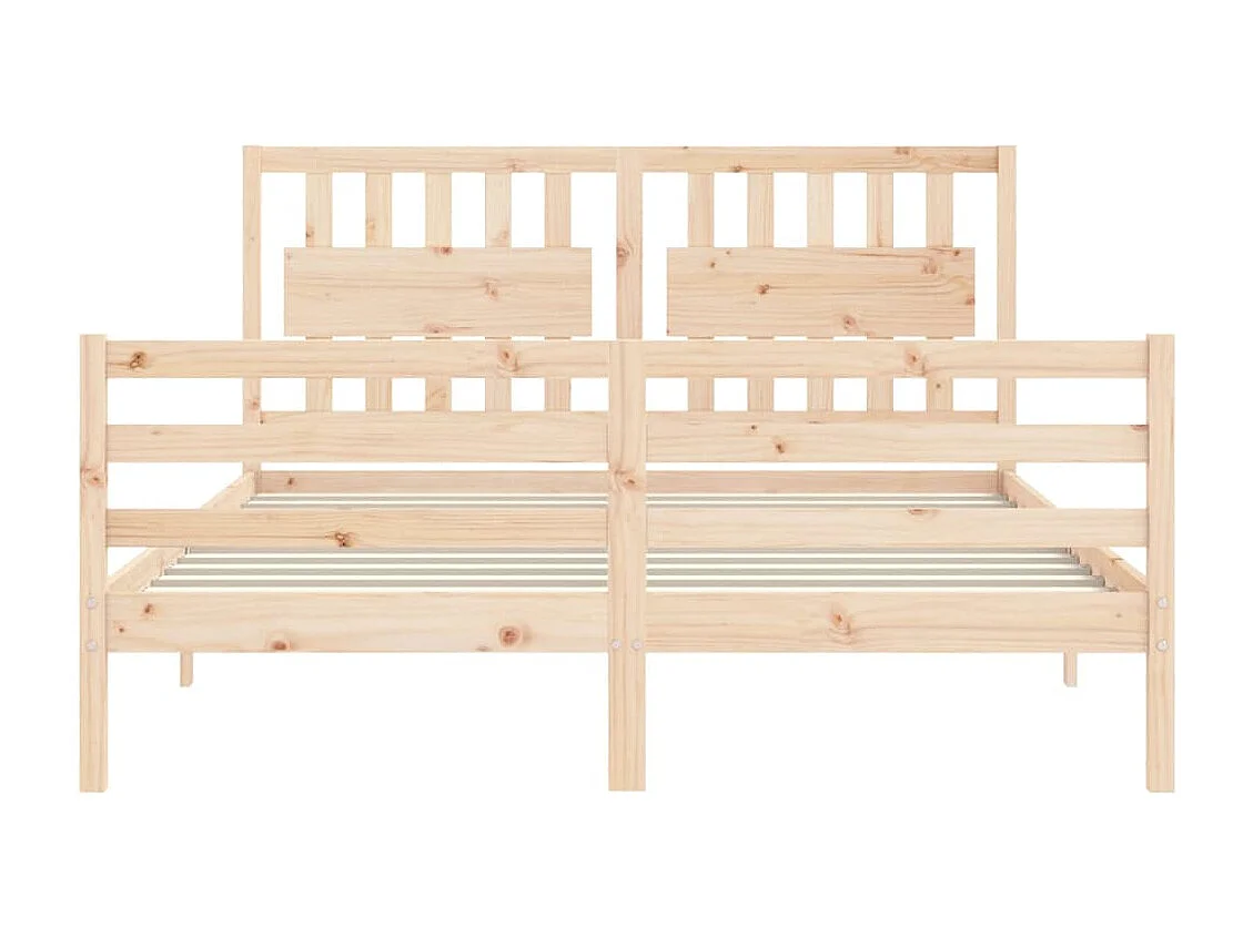 Lit double | Lit adulte | Cadre de lit 160x200 cm bois massif