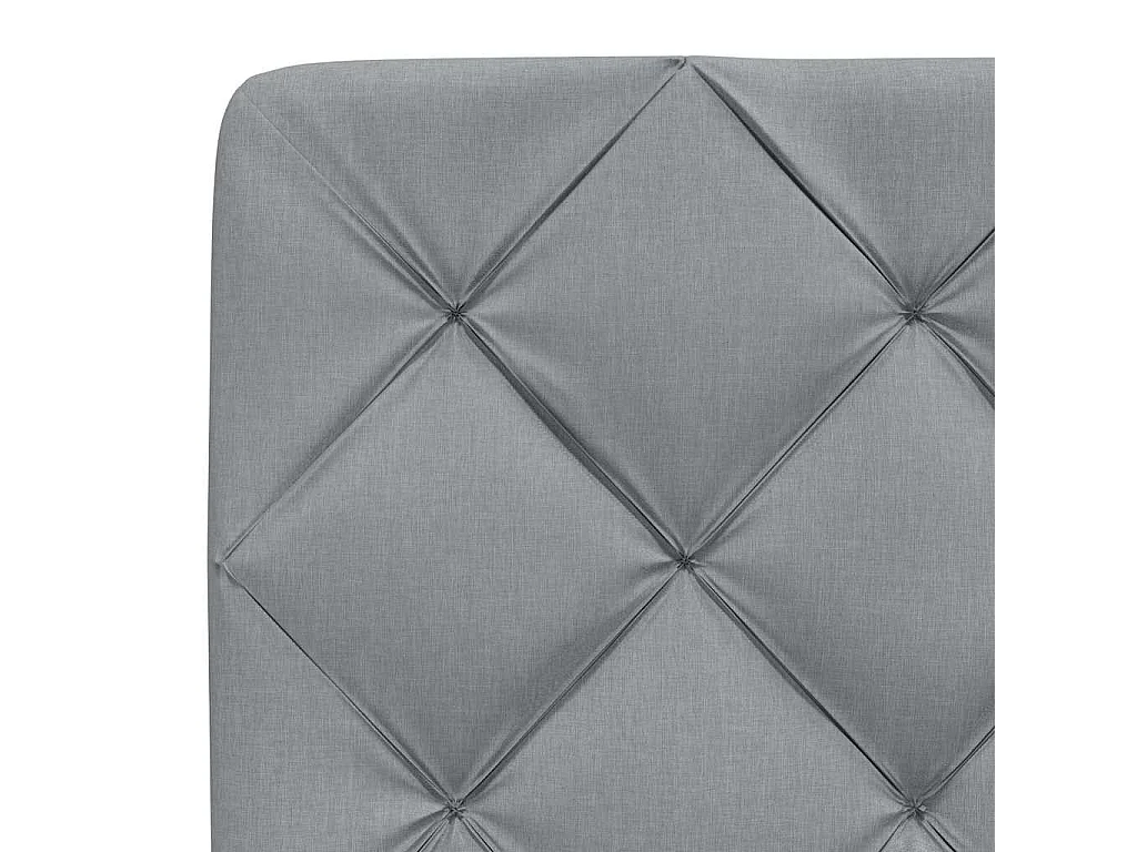 Letto per adulti | Letto matrimoniale | Giroletto senza Materasso Grigio Chiaro 160x200 cm Tessuto