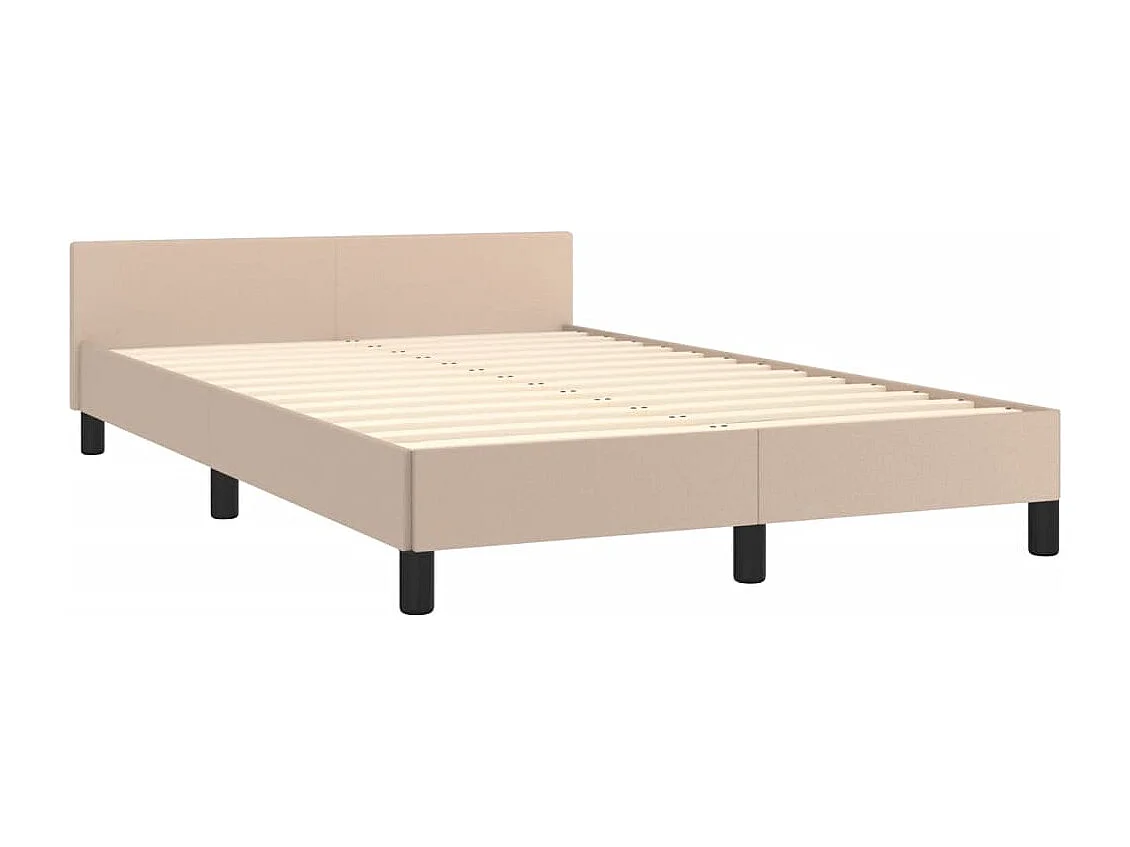Lit simple | Lit adulte, enfant | Cadre de lit cappuccino 120x200 cm similicuir