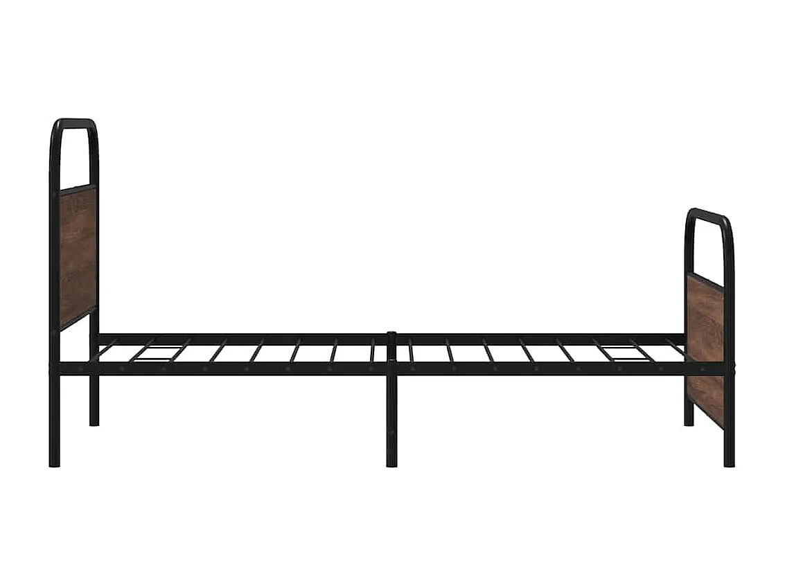 Lit simple | Lit adulte, enfant | Cadre de lit 100x200 cm chêne marron