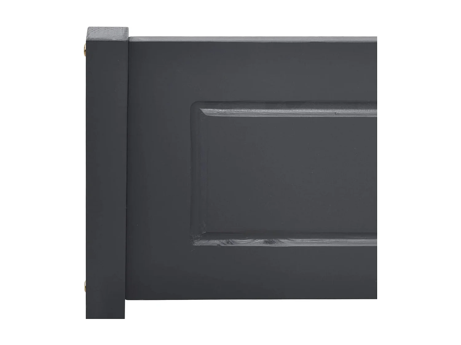 Lit double | Lit adulte | Cadre de lit bois massif de pin gris 200x200 cm