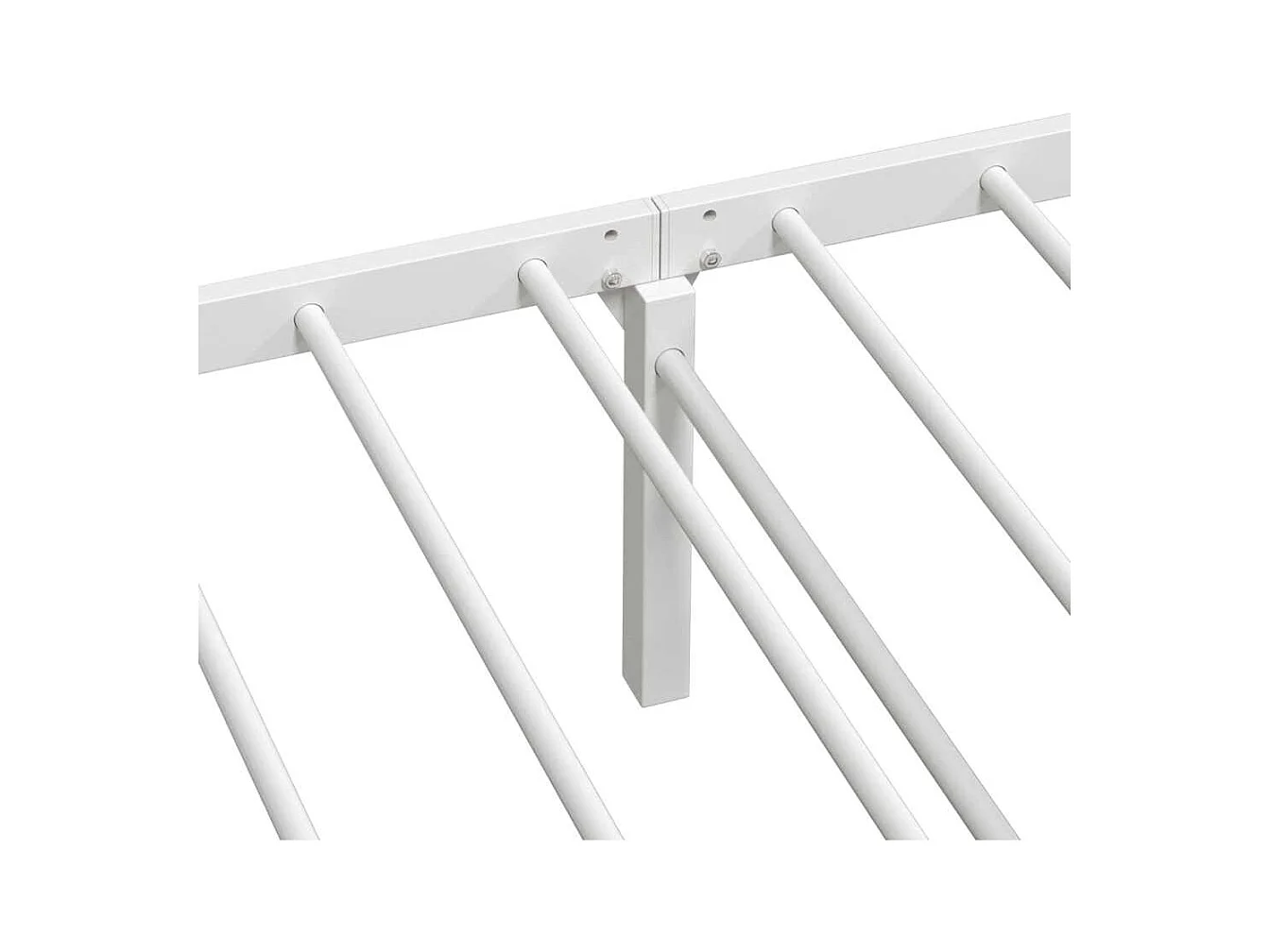 Lit simple | Lit adulte, enfant | Cadre de lit pliable blanc 90x190 cm acier