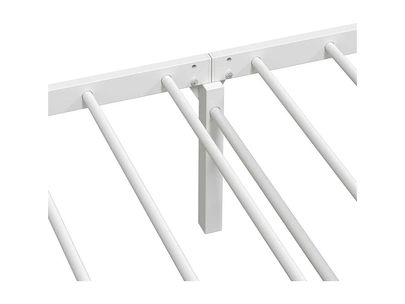 Lit simple | Lit adulte, enfant | Cadre de lit pliable blanc 90x190 cm acier