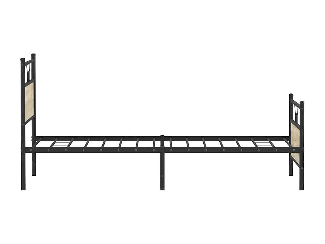 Lit simple | Lit adulte, enfant | Cadre de lit chêne sonoma 100x200 cm