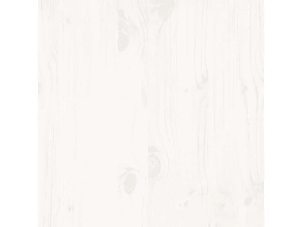 Letto per adulti | Letto matrimoniale | Giroletto senza Materasso Bianco 180x200 cm Legno Massello Pino