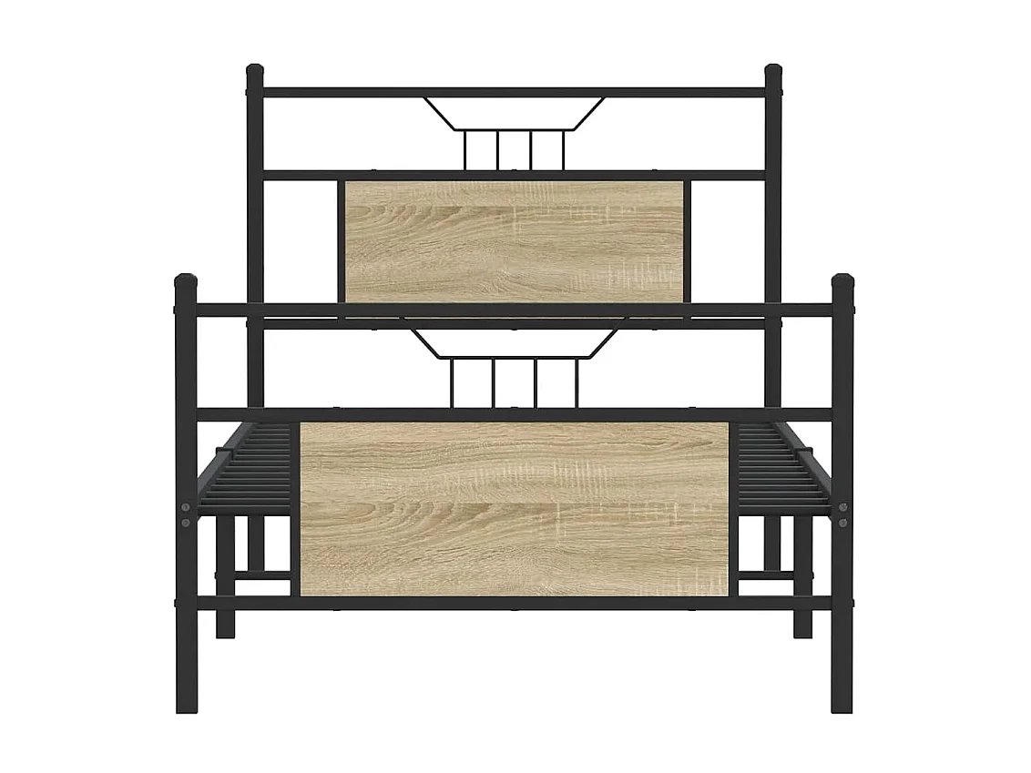 Lit simple | Lit adulte, enfant | Cadre de lit chêne sonoma 80x200 cm