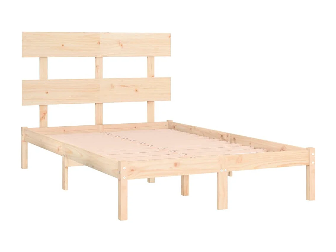 Lit double | Lit adulte | Cadre de lit 140x190 cm bois massif