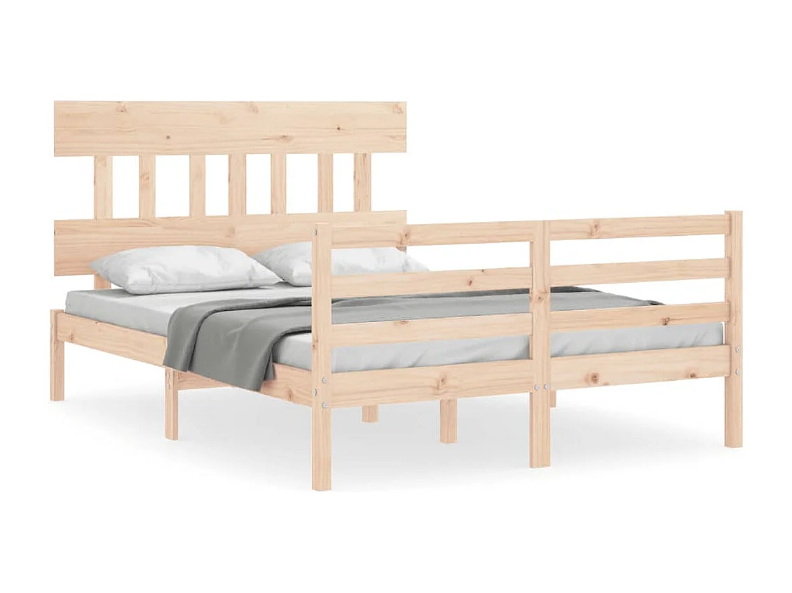 Lit simple | Lit adulte, enfant | Cadre de lit 120x200 cm bois massif