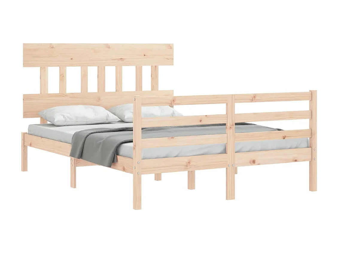Lit simple | Lit adulte, enfant | Cadre de lit 120x200 cm bois massif