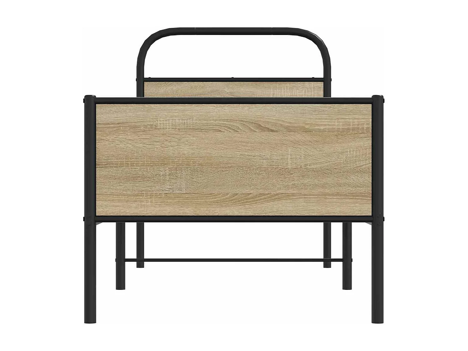 Letto per adulti | Letto singolo | Giroletto senza Materasso Rovere Sonoma 80x200 cm in Truciolato