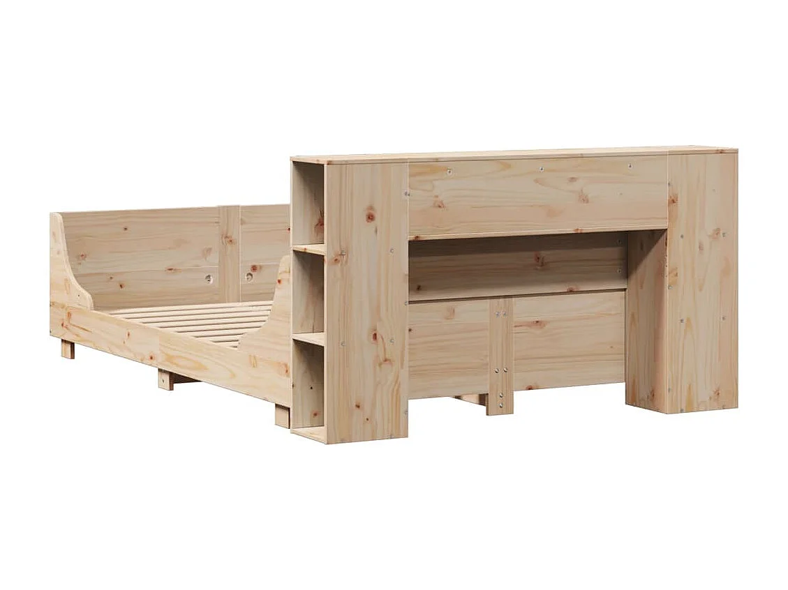 Lit double | Lit adulte | Cadre de lit 140x200 cm bois massif de pin