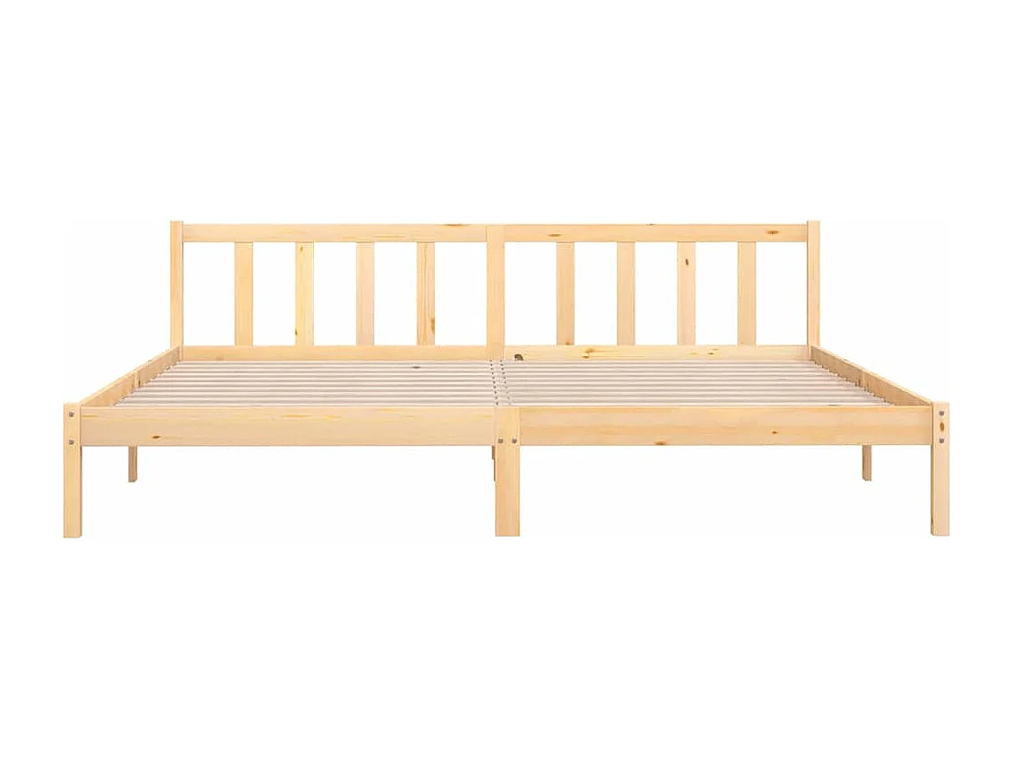Lit double | Lit adulte | Cadre de lit bois massif 200x200 cm