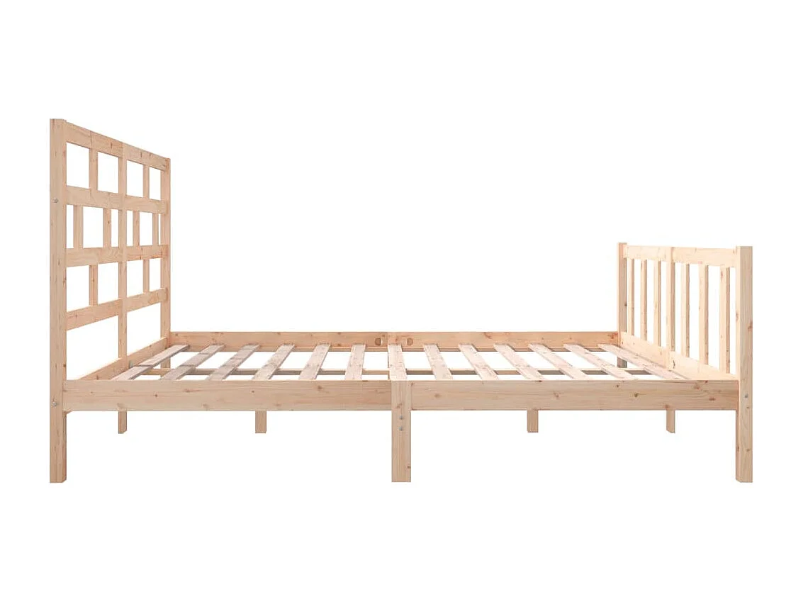 Lit double | Lit adulte | Cadre de lit bois massif 160x200 cm