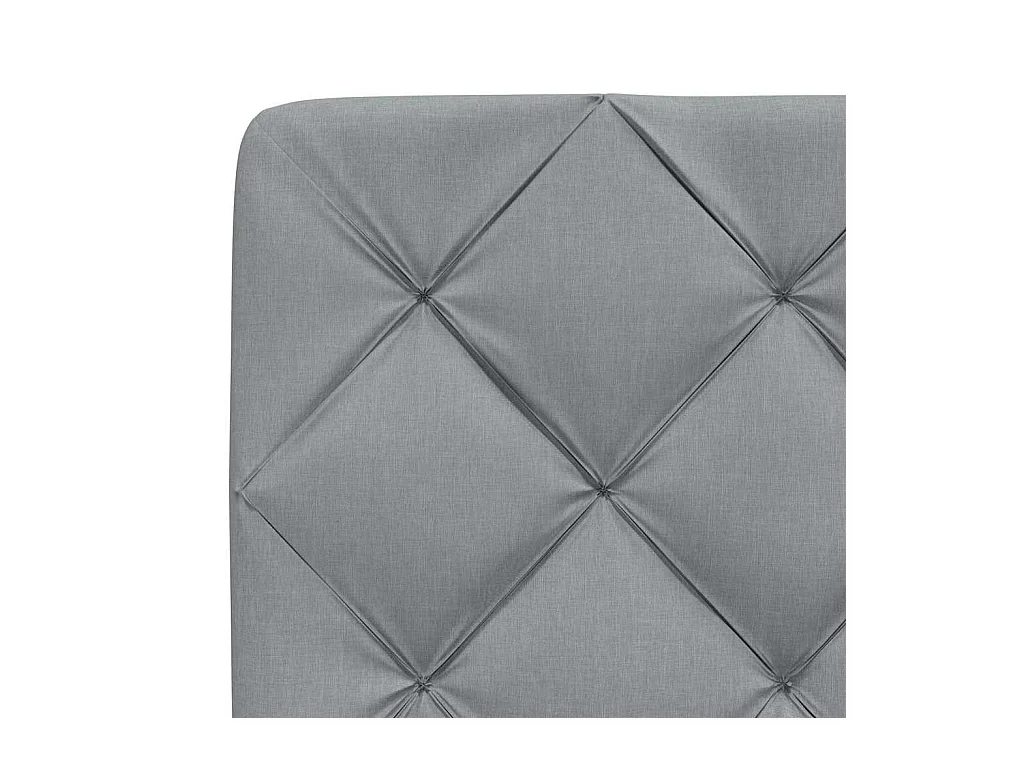 Letto per adulti | Letto singolo | Giroletto senza Materasso Grigio Chiaro 90x190 cm Tessuto