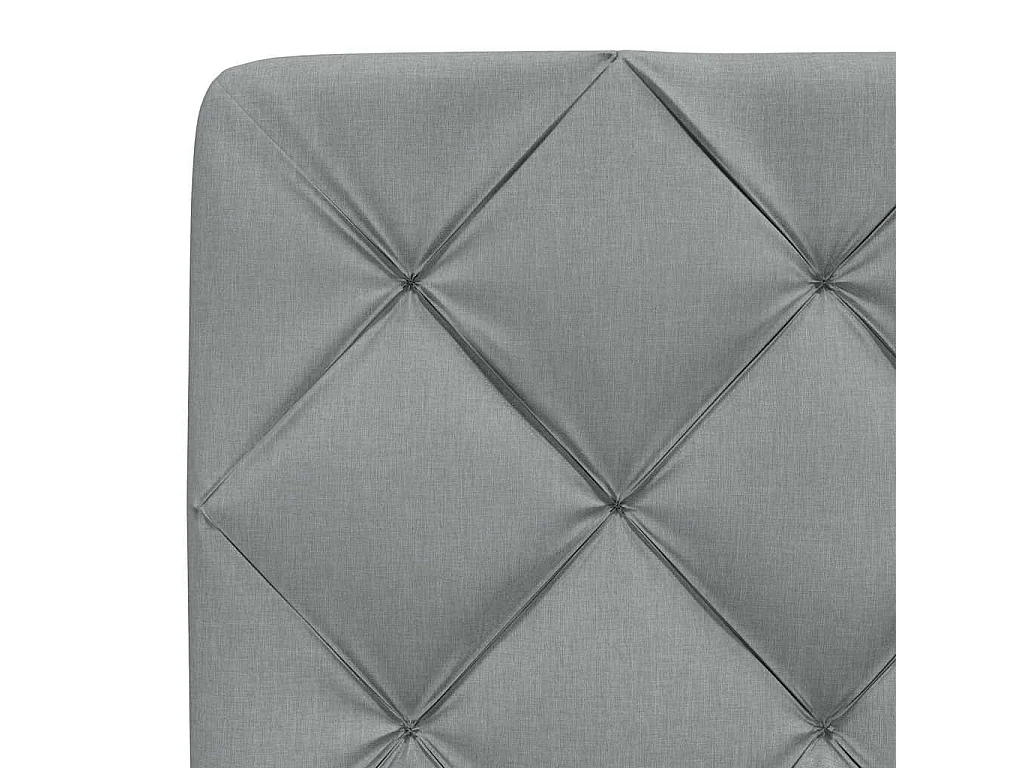 Letto per adulti | Letto singolo | Giroletto senza Materasso Grigio Chiaro 80x200 cm Tessuto