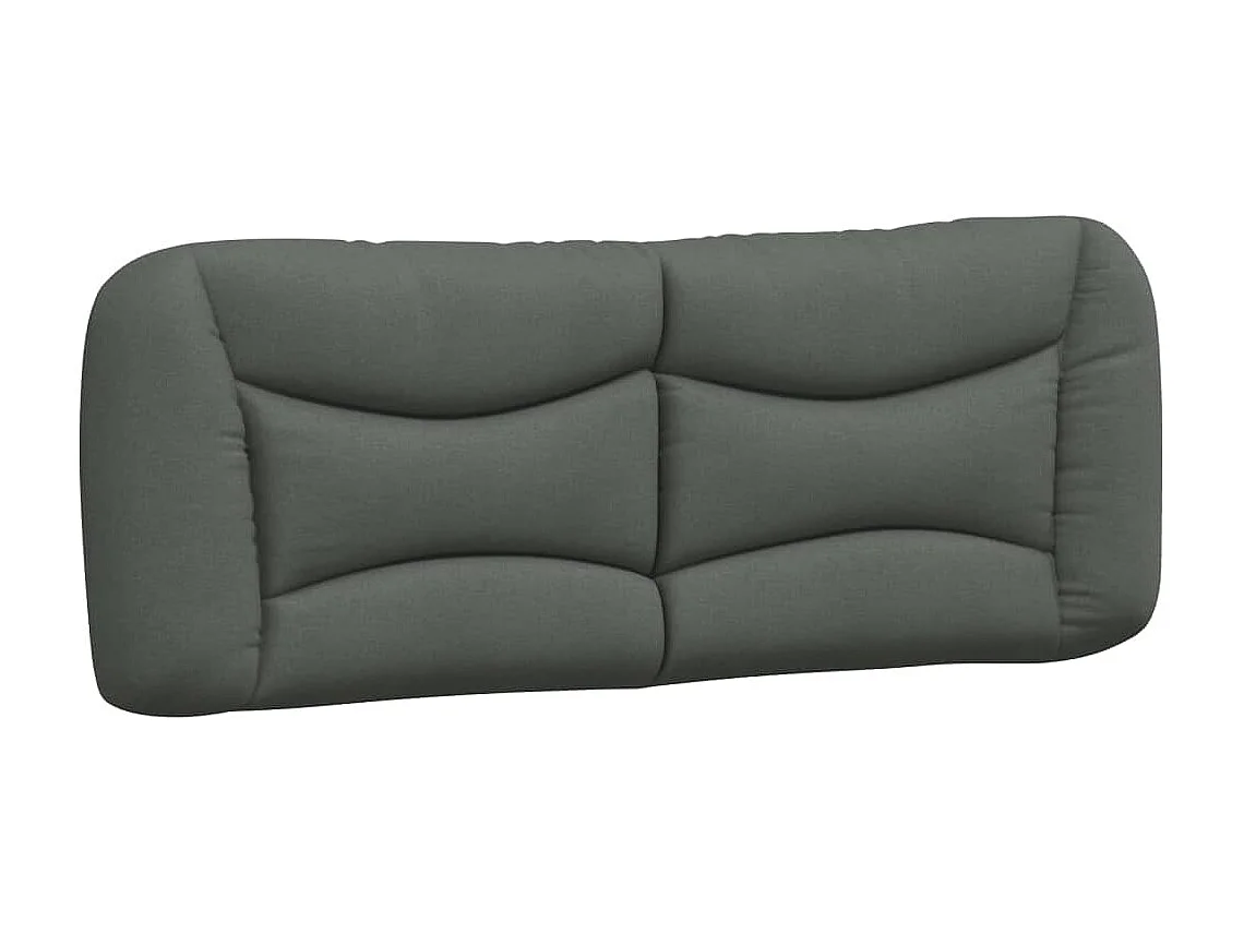 Lit double | Lit adulte | Cadre de lit gris foncé 180x200 cm tissu