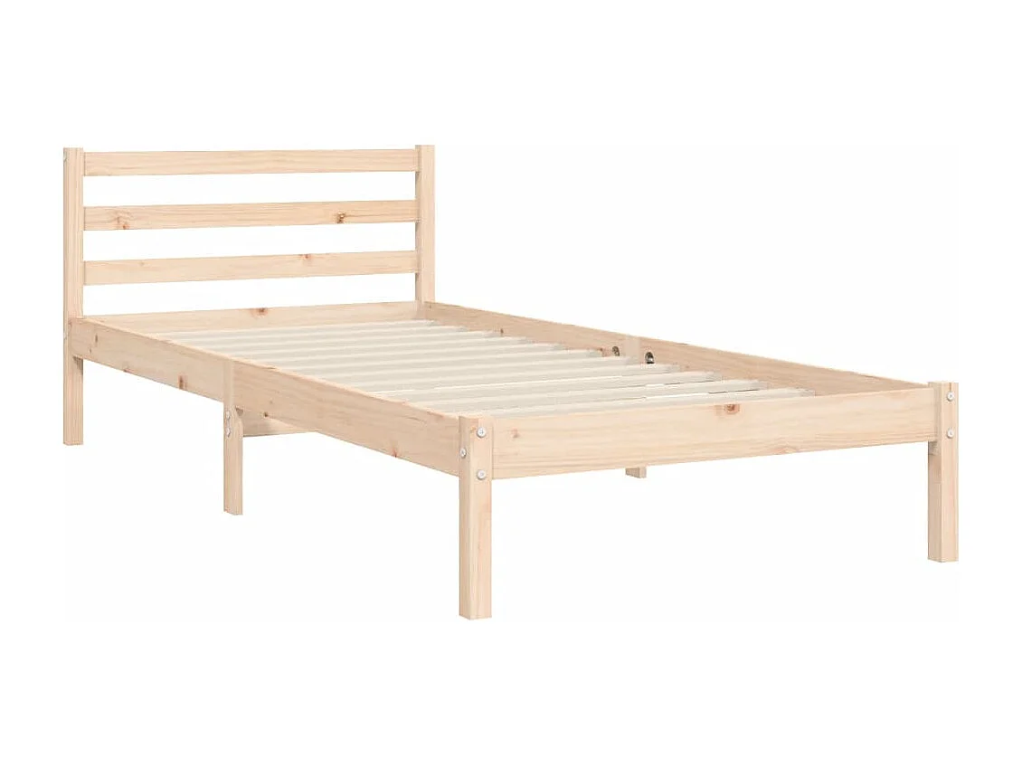 Lit simple | Lit adulte, enfant | Cadre de lit 90x200 cm bois massif