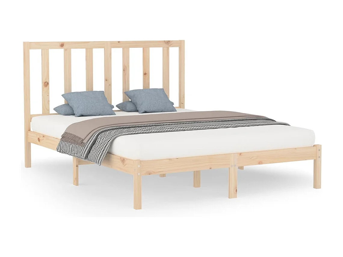 Lit double | Lit adulte | Cadre de lit 160x200 cm bois massif