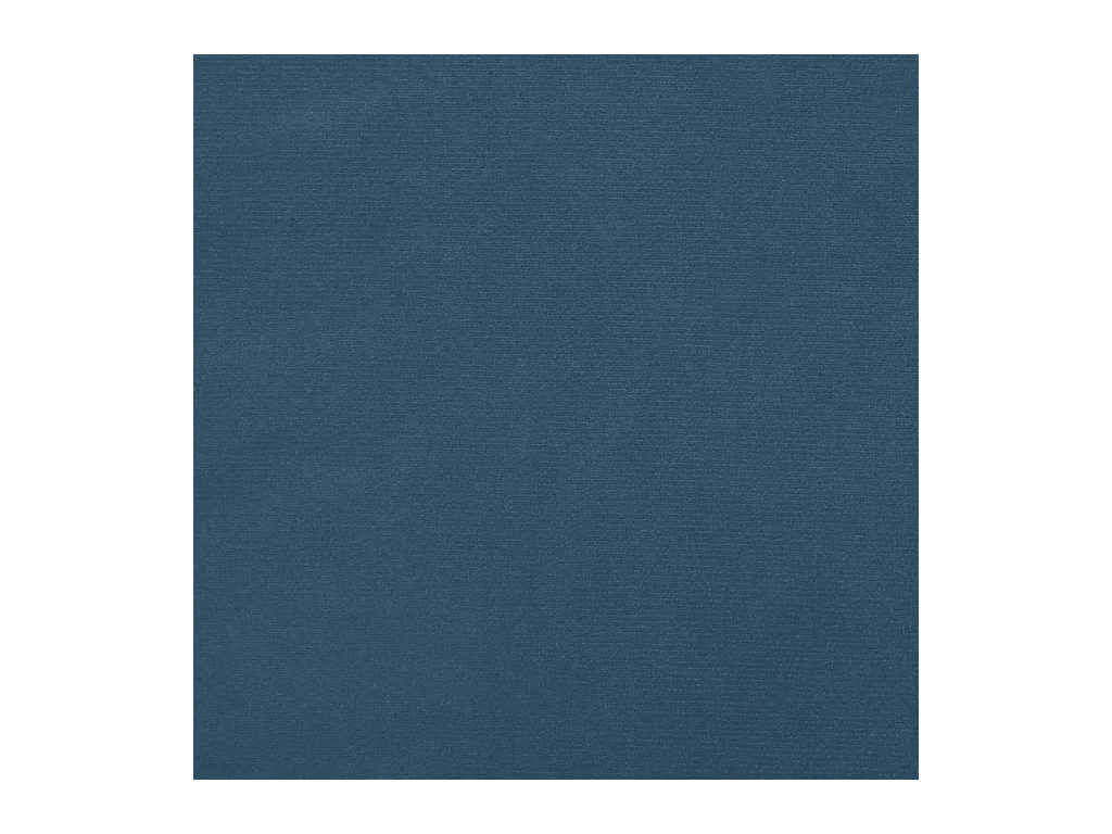 Lit double | Lit adulte | Cadre de lit bleu foncé 200x200 cm velours