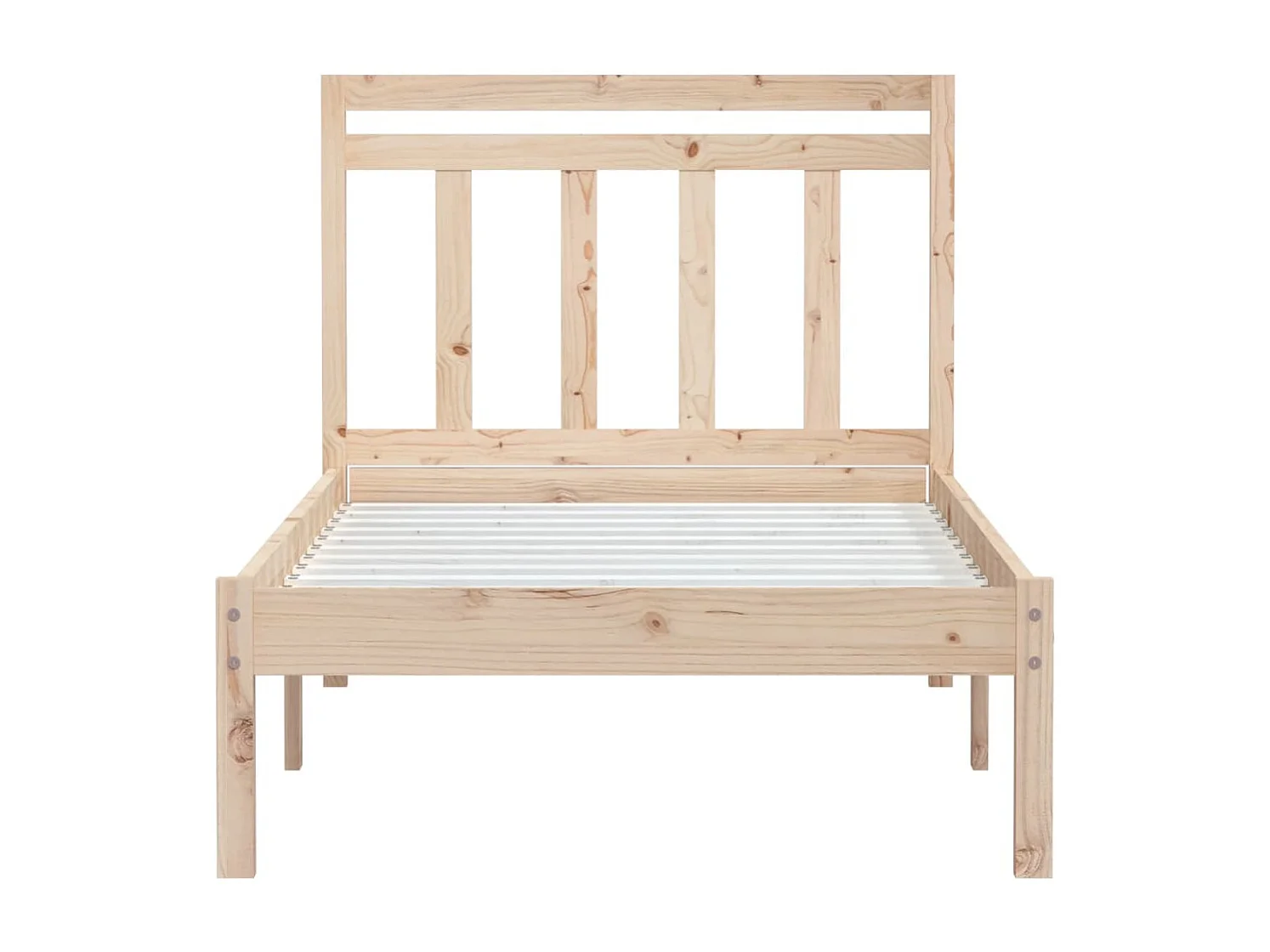 Lit simple | Lit adulte, enfant | Cadre de lit bois massif 100x200 cm