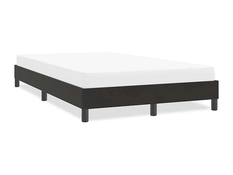 Lit simple | Lit adulte, enfant | Cadre de lit noir 120x210 cm velours
