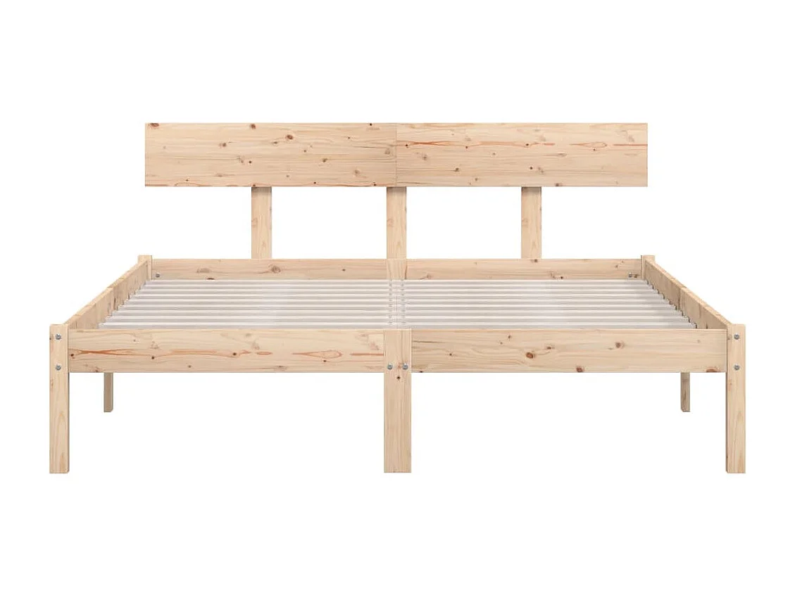 Lit simple | Lit adulte, enfant | Cadre de lit bois massif 120x190 cm