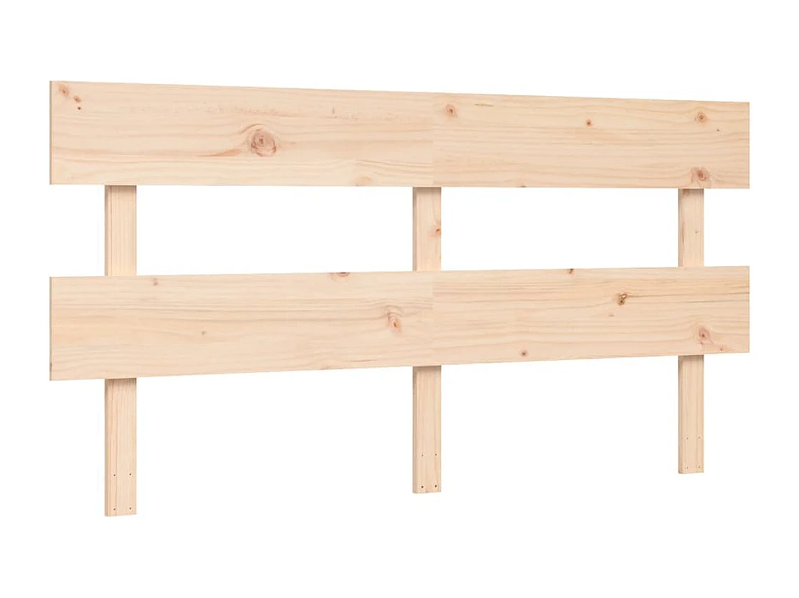 Lit double | Lit adulte | Cadre de lit bois de pin massif 150x200 cm