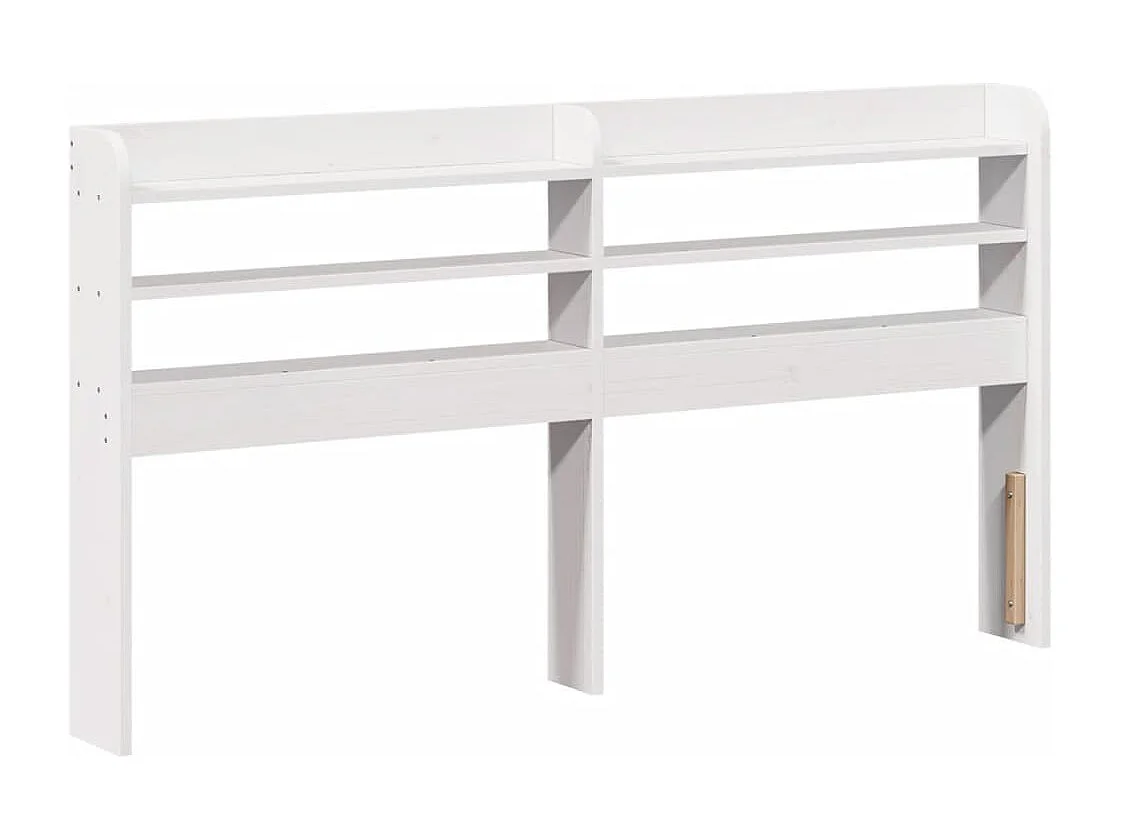 Letto per adulti | Letto matrimoniale | Giroletto con Testiera senza Materasso Bianco 160x200 cm