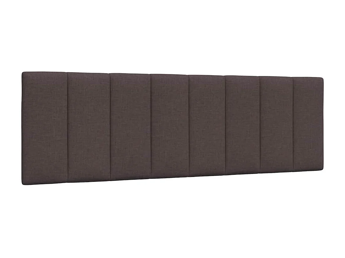 Lit double | Lit adulte | Cadre de lit marron foncé 160x200 cm tissu