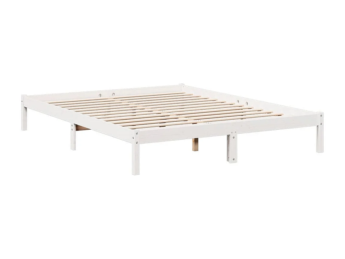 Lit double | Lit adulte | Cadre de lit extra long 160x220 cm bois massif pin