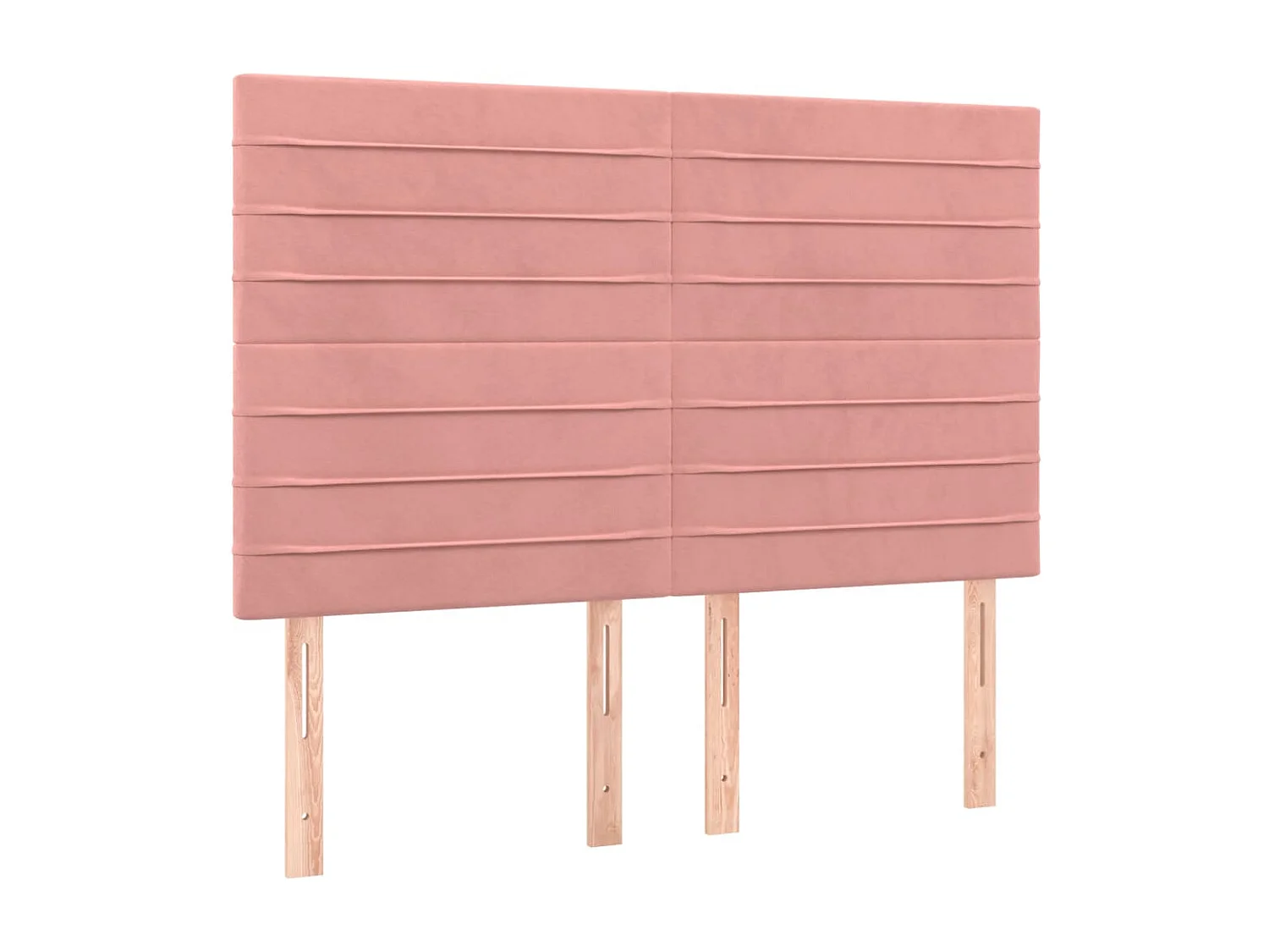 Lit double | Lit adulte | Cadre de lit rose 140x200 cm velours