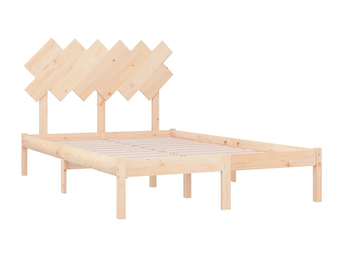 Lit simple | Lit adulte, enfant | Cadre de lit 120x190 cm bois massif