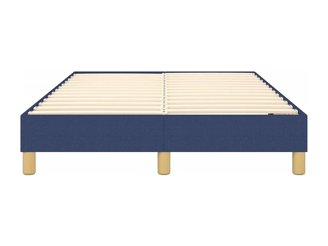 Lit simple | Lit adulte, enfant | Cadre de lit bleu 120x200 cm tissu