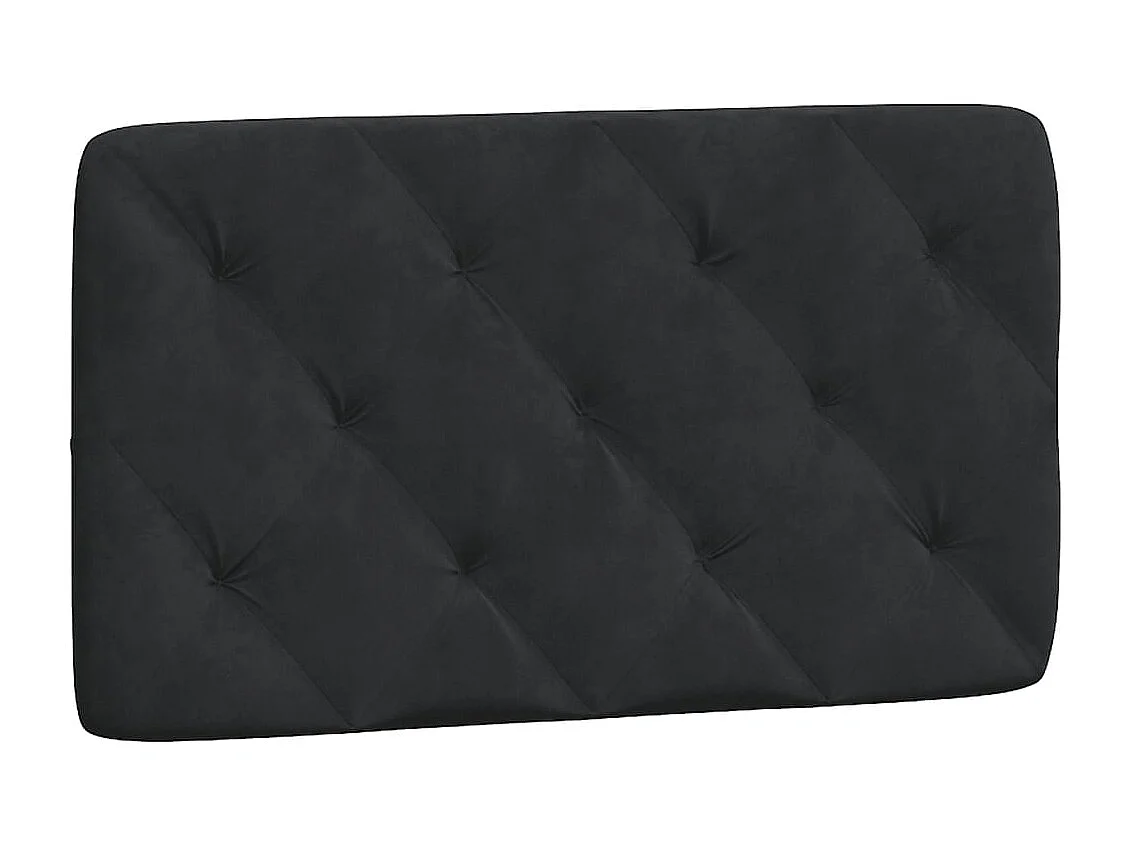 Lit simple | Lit adulte, enfant | Cadre de lit noir 90x190 cm velours