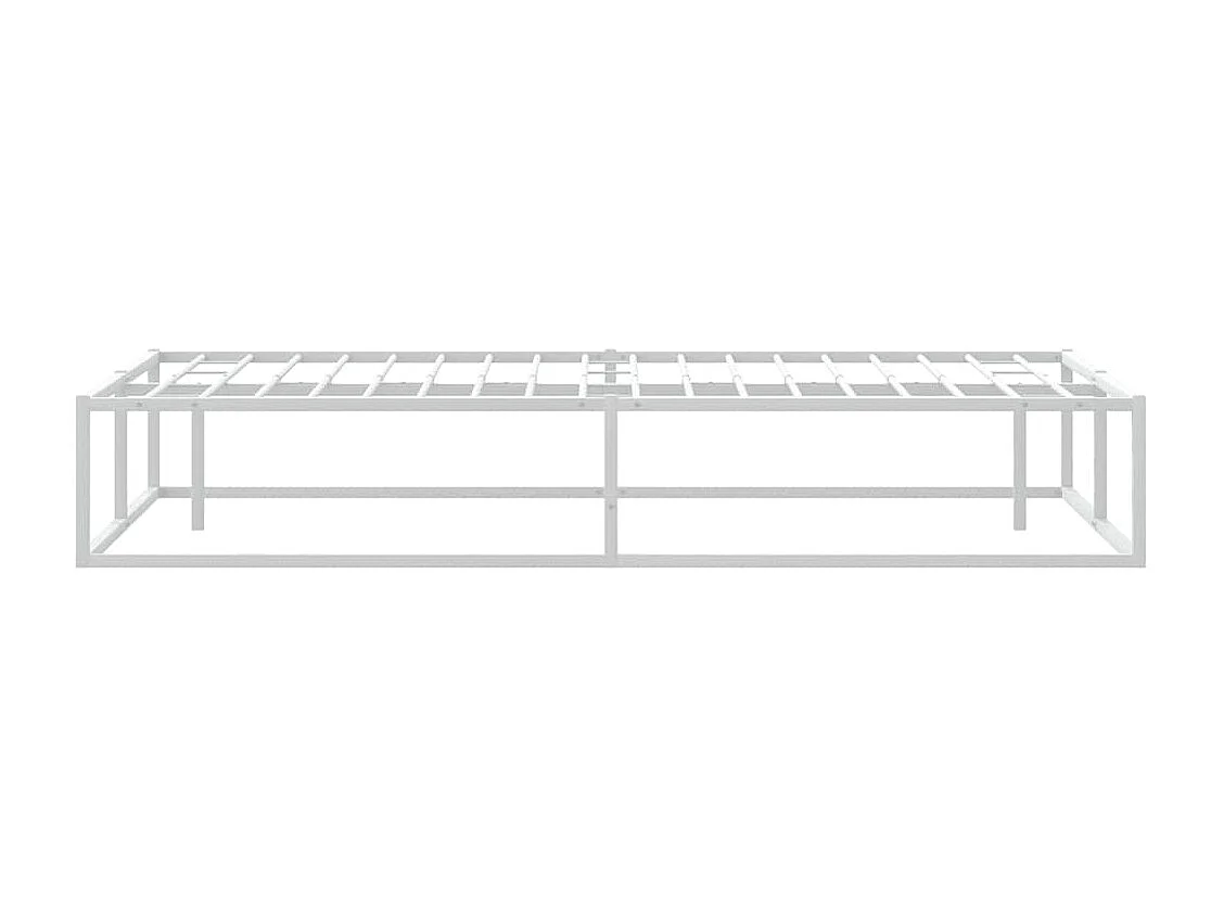 Letto per adulti | Letto matrimoniale | Giroletto senza Materasso Bianco 180x200 cm Metallo