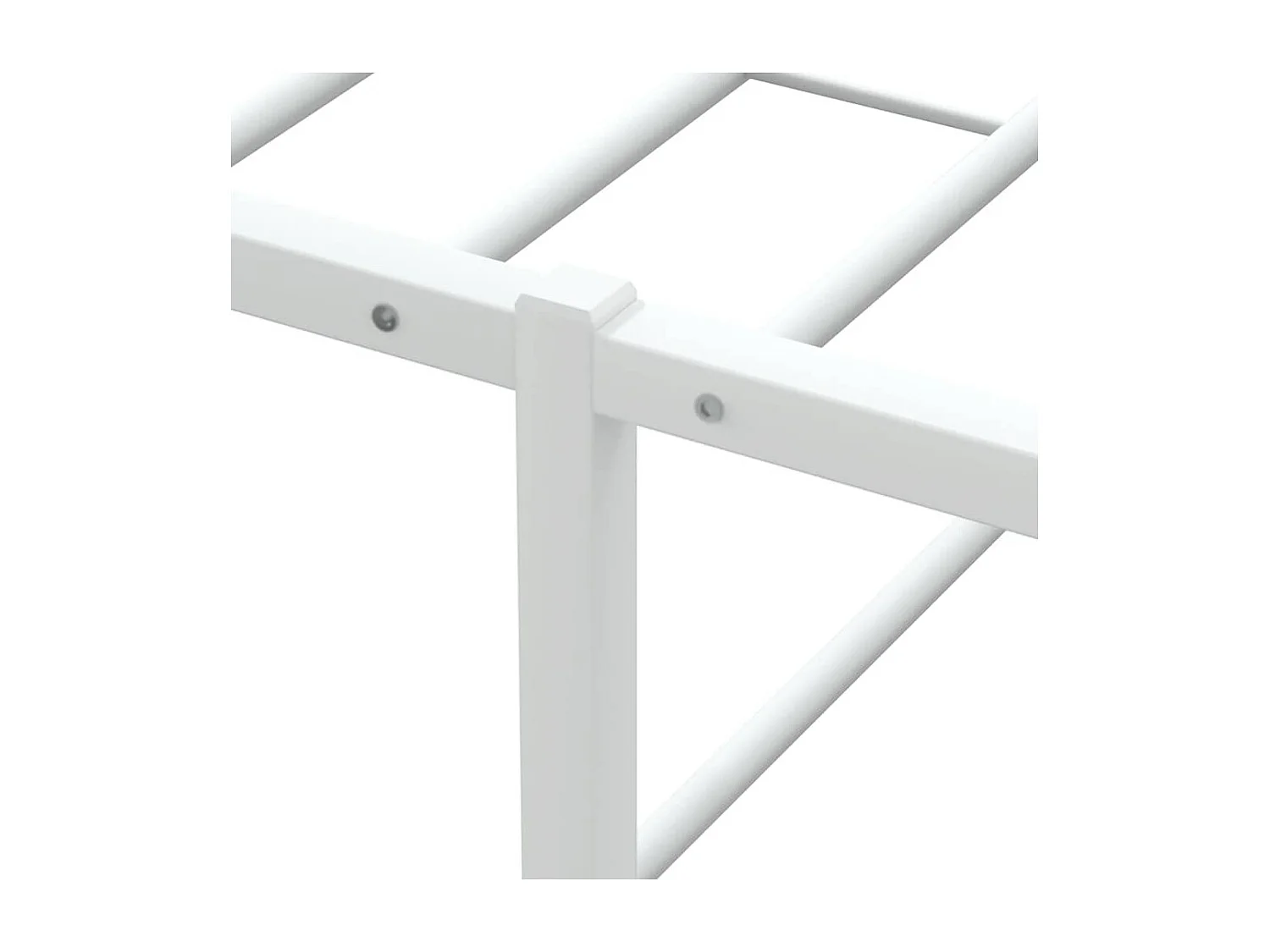 Letto per adulti | Letto matrimoniale | Giroletto senza Materasso Bianco 180x200 cm Metallo