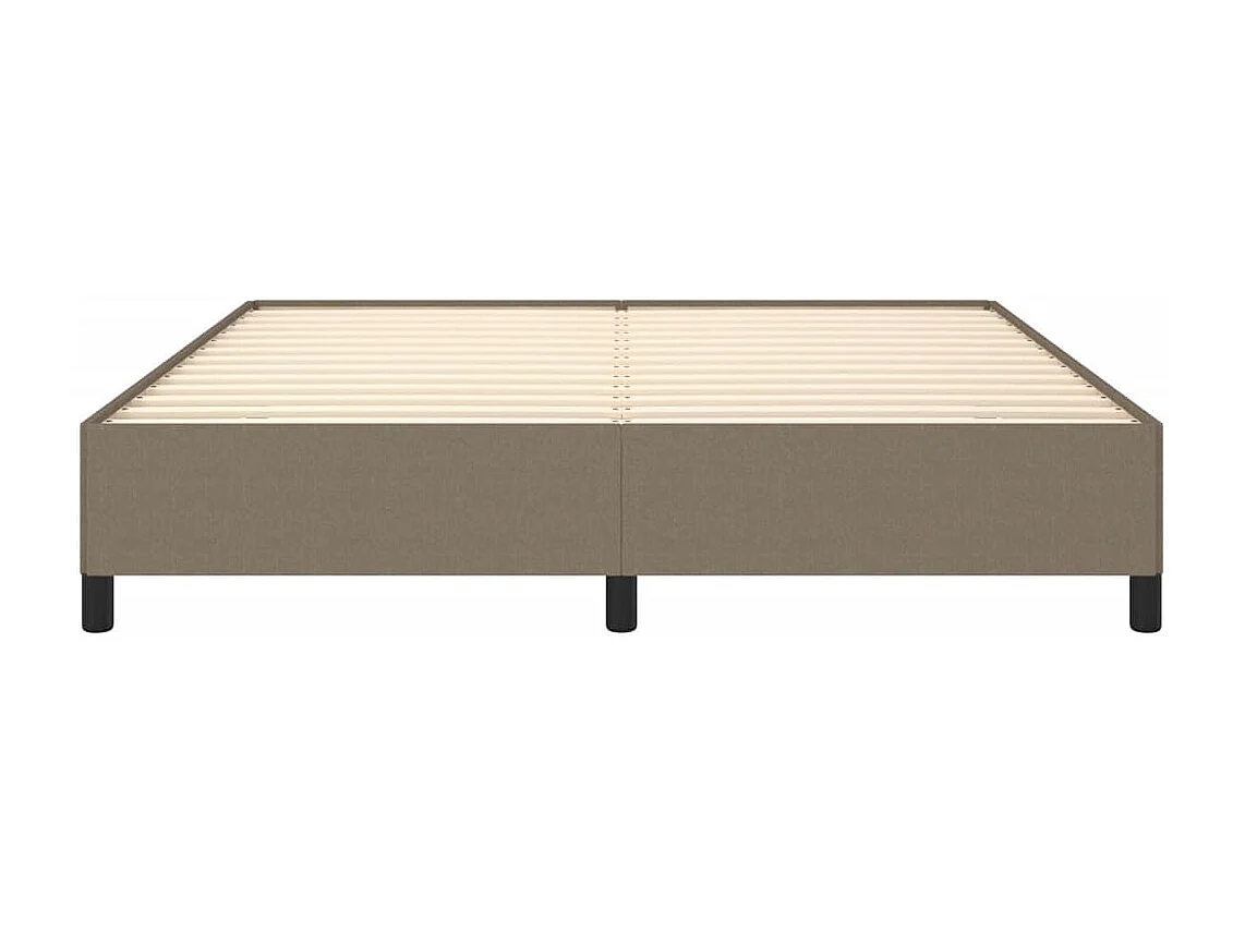Lit double | Lit adulte | Cadre de lit taupe 180x200 cm tissu