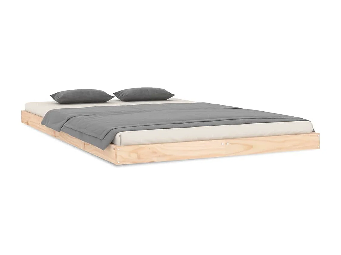 Lit simple | Lit adulte, enfant | Cadre de lit 120x200 cm bois de pin massif