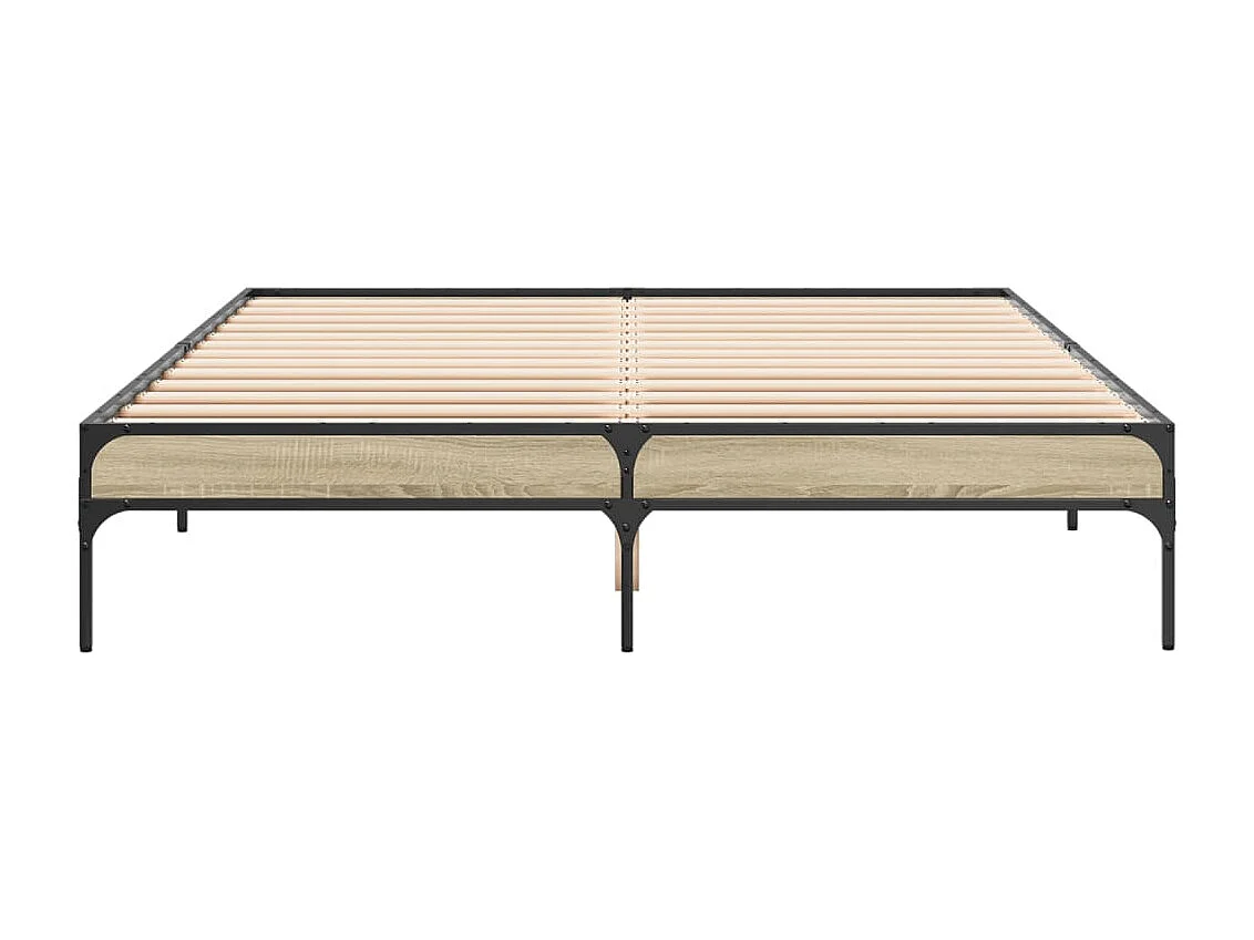 Lit double | Lit adulte | Cadre de lit chêne sonoma 160x200 cm