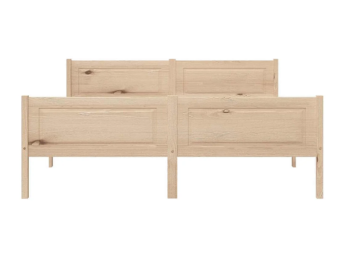 Lit simple | Lit adulte, enfant | Cadre de lit bois de pin massif 120x200 cm