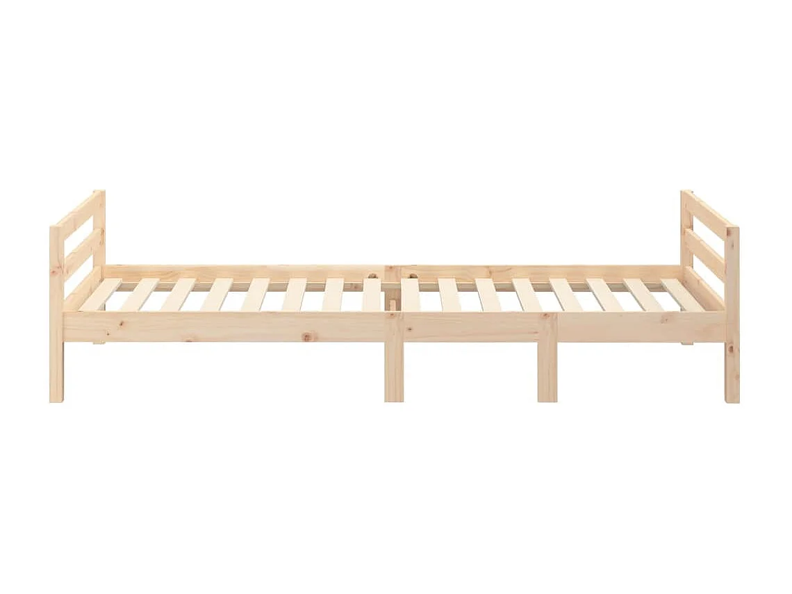 Lit simple | Lit adulte, enfant | Cadre de lit 90x190 cm bois de pin massif